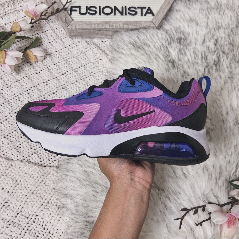‼️sold‼️NWT 🍭 Nike Air Max 200 Purple Ombre 9W - Picture 3 of 11